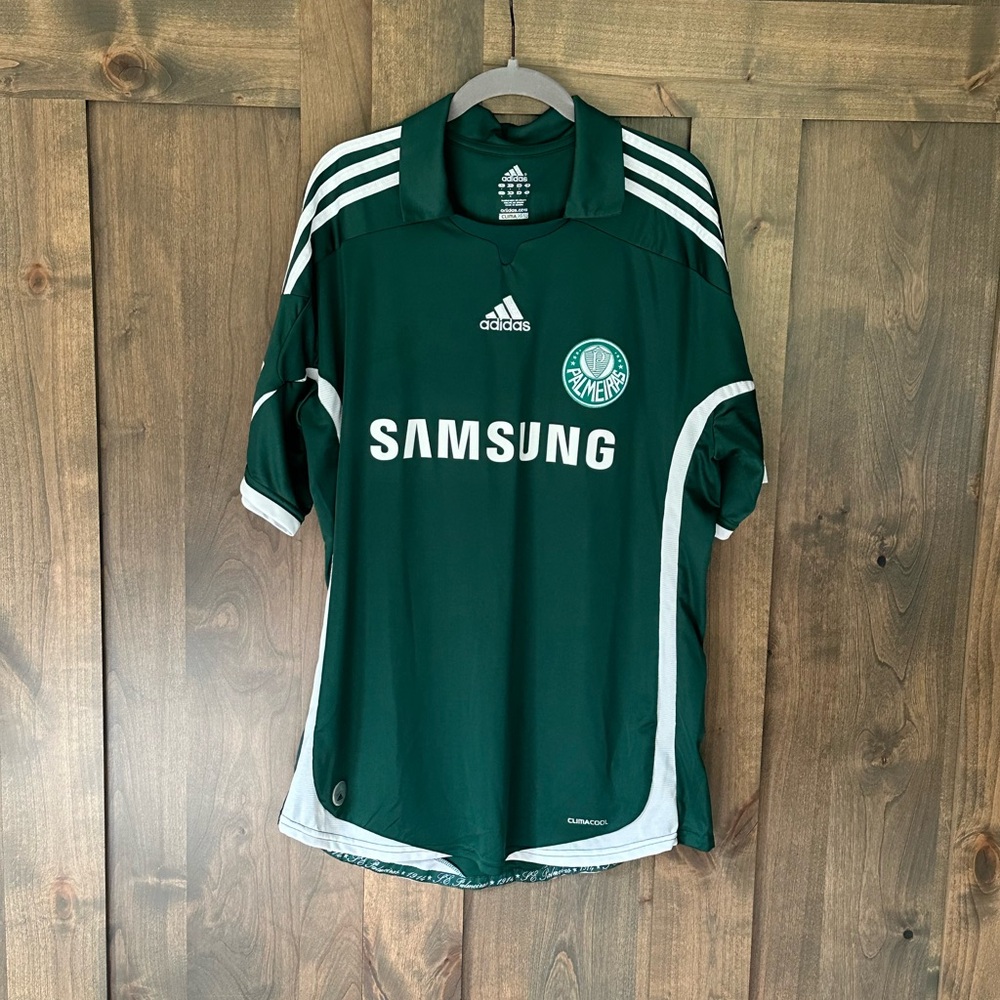 NWOT Adidas Men’s Palmeiras (Brazil) Soccer Jersey, Size L